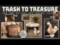 TRASH TO TREASURE THRIFT STORE DIY HOME DECOR FLIP- THRIFT STORE HOME DECOR MAKEOVER