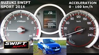 Career Overview Suzuki Swift Sport 136 2016 Acceleration 0-160 km/h