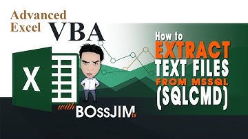 [Tagalog] [Eng Sub] How to Extract Multiple Text Files from MSSQL(SQLCMD)