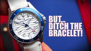 The New HAMILTON Khaki Navy Scuba Review | The WHITE dial OMEGA Seamaster KILLER!