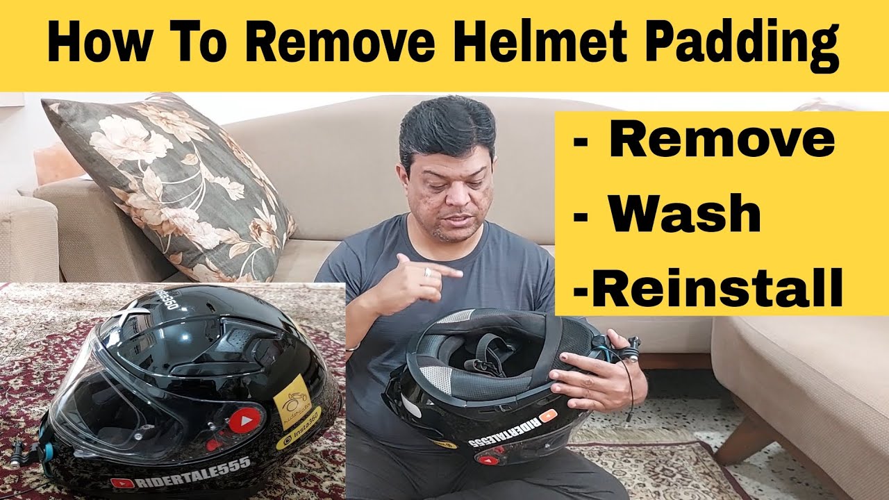 HOW TO REMOVE AXOR HELMET PADDING | REMOVE, WASHING, REINSTALL | Axor Helmet