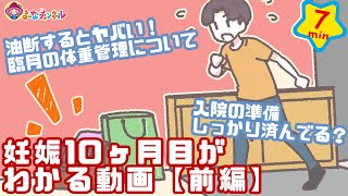 【プレママパパ向け】妊娠10ヶ月目がわかる動画　前編【つくもんスピンオフ】