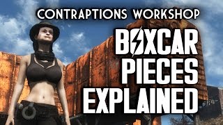 How to Build a Boxcar from Contraptions Workshop - Boxcar Pieces Explained - Fallout 4 How to Build a Boxcar from Contraptions Workshop - Boxcar Pieces Explained - Fallout 4