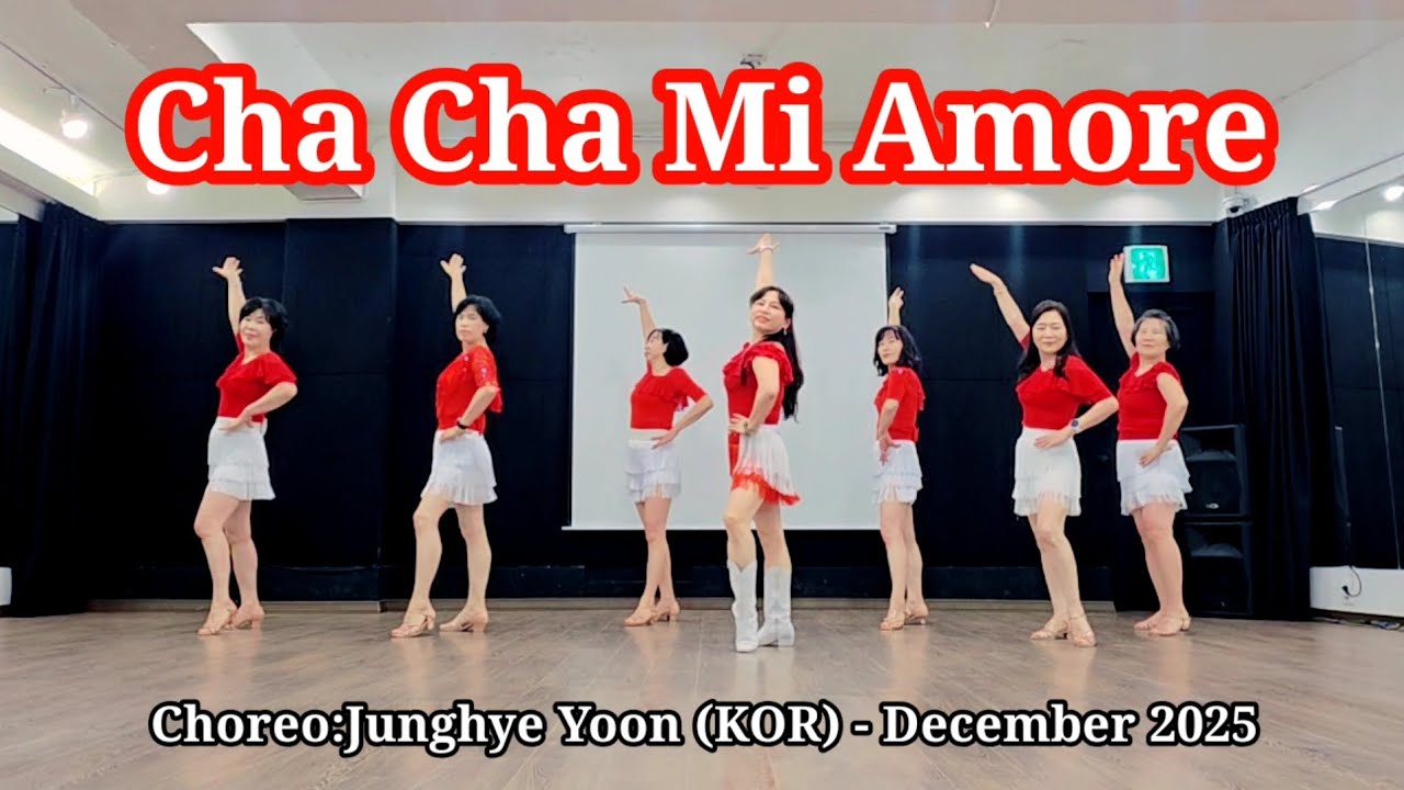 Линейный танец Ча-ча-ми-аморе / Для начинающих / Ча-ча-ми-аморе / Линейный танец для начинающих