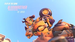 Overwatch 2 Orisa quintuple kill