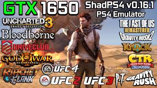 ShadPS4 - GTX 1650 | Test in 16 Games (PS4 Emulator)