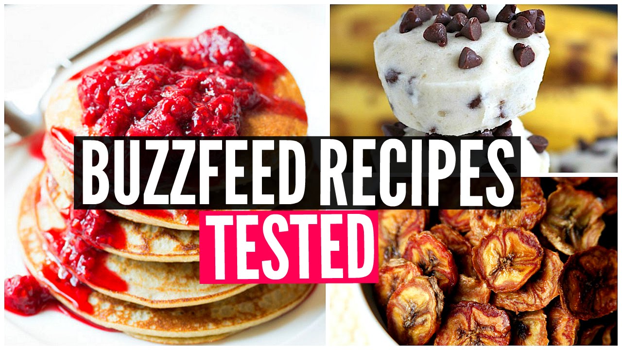 Buzzfeed Food Recipes TESTED 3 Ingredient Snacks Taste Test YouTube