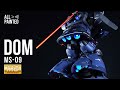 #014【ガンプラ全塗装】MG DOM（ドム）