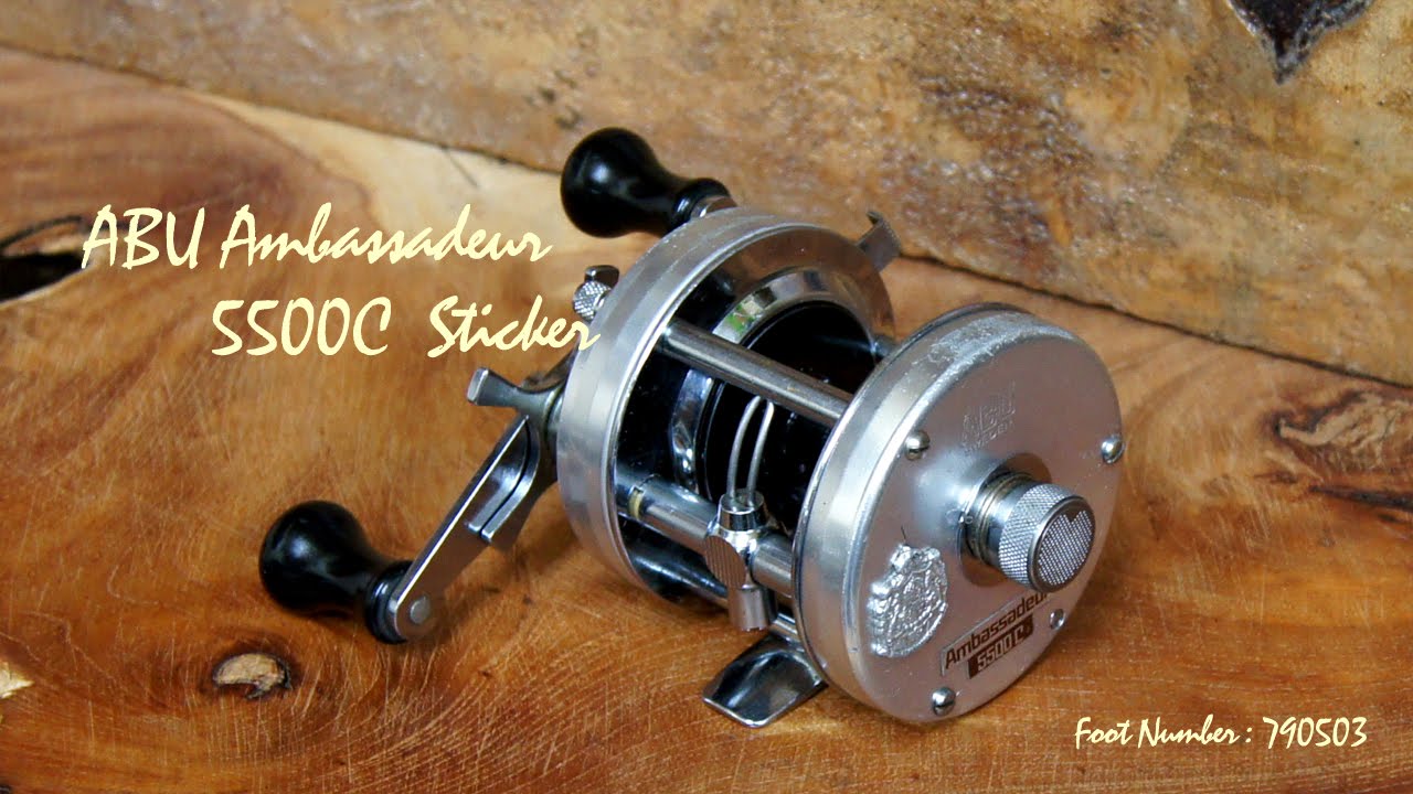 ABU Ambassadeur 5500C Silver パーツリスト Parts list 分解写真