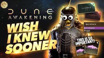 Dune Awakening - Wish I Knew Sooner | Tips, Tricks, & Game Knowledge for New Players