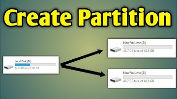Partition In Windows 10 After Installation | How To Create Partition In Hp Laptop Windows 10