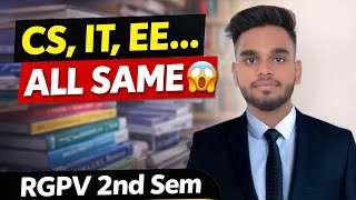 RGPV 2nd Sem Full Syllabus 🔥 | CS, IT, EE All Branch Same? 🤯 Complete Breakdown 2026