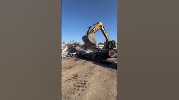 Would You Crush This Ford #automobile #ford #scrap #like #shorts #work #crushing #excavator