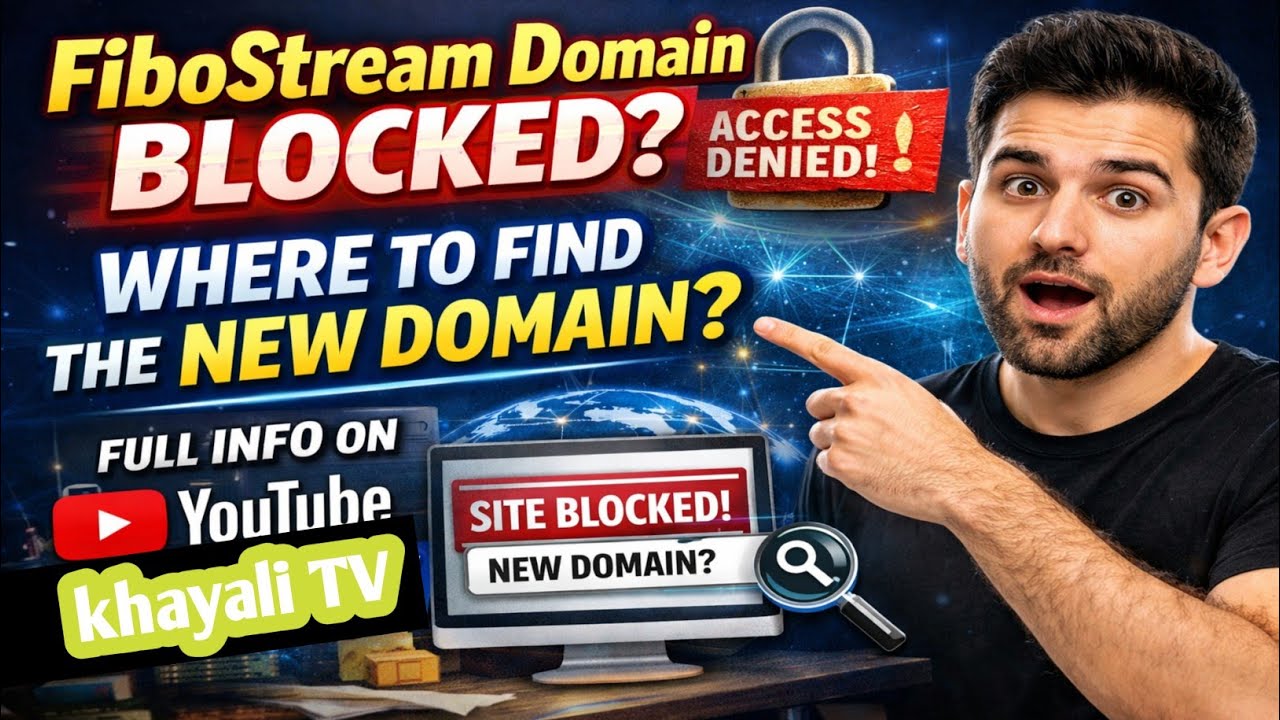 Fiber Stream Domain Blocked? | How to Find New Official Domain | Full Guide by Khayali TV