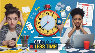 🚀 5 Productivity Hacks to Get More Done in Less Time! (Stop Wasting Time)