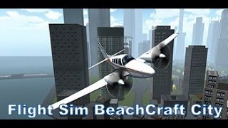 Flight Sim BeachCraft City Android HD GamePlay screenshot 1