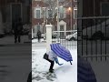 Snowing # kid# funny time # 20125