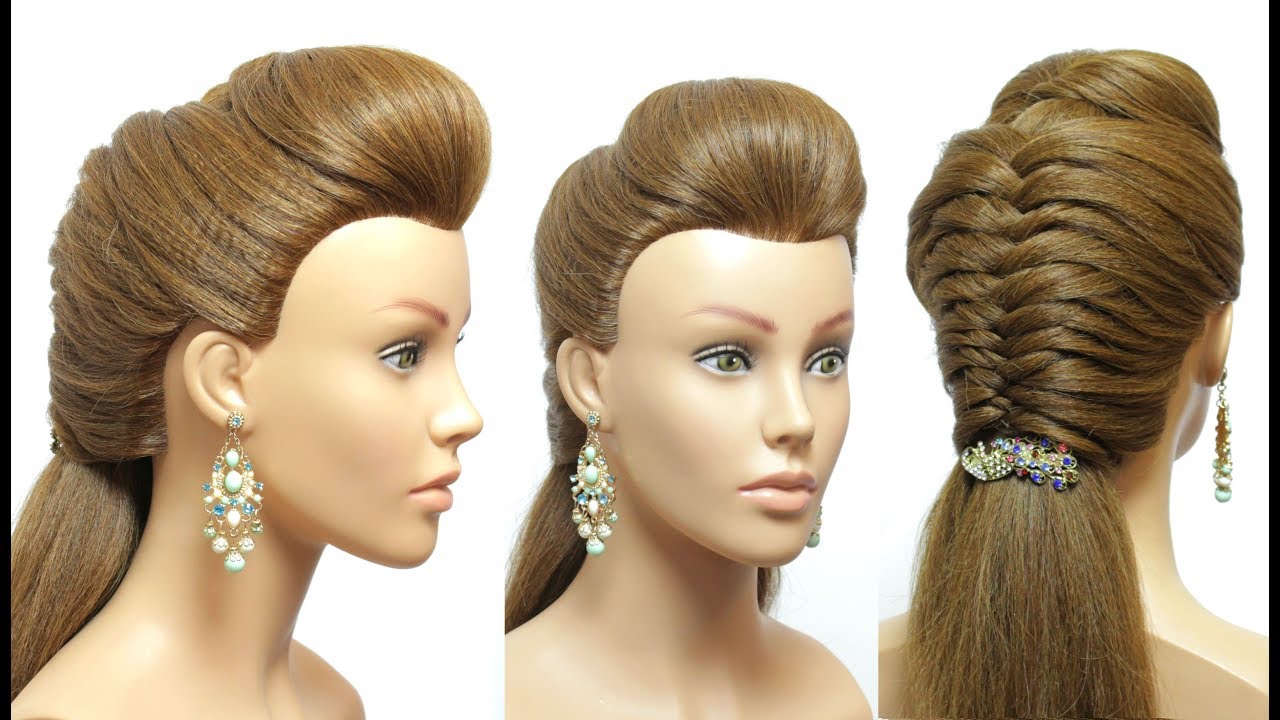 Easy Hairstyle For Long Hair With Front Puff YouTube Easy Hairstyle For Long Hair With Front Puff YouTube