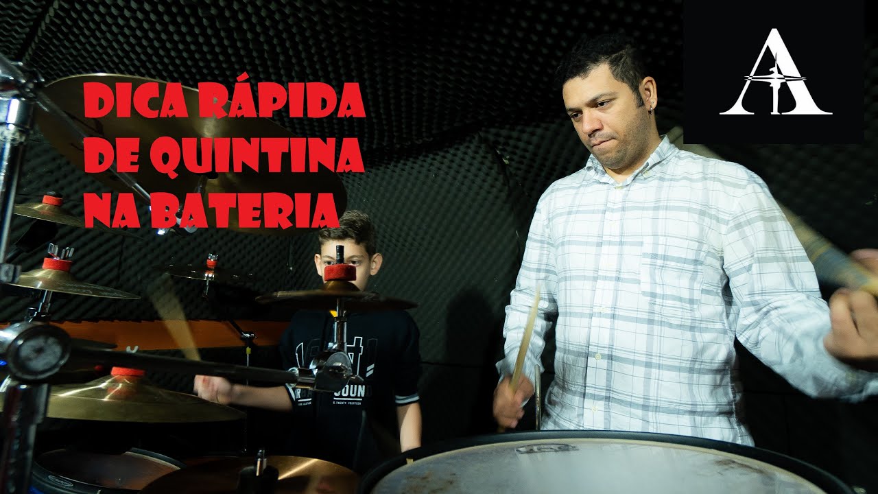 Quiáltera - Dica rápido de quintina na bateria