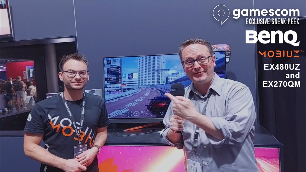Gamescom Sneak Peek: BenQ's Mobiuz EX480UZ & EX270QM monitors - YouTube
