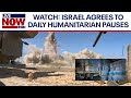 Israel agrees to humanitarian pauses, Manchin won&#39;t seek re-election, and more | LiveNOW from FOX