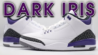 Air Jordan 3 'Dark Iris' Detailed Review