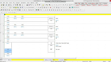 Simulasi Program Safety Crane dengan CX programer dan CX Designer
