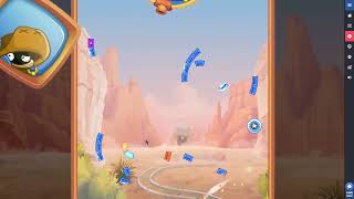 Random Level Stubbornness! Peggle Blast HD: Alice's Lucky Spinner Event Badge Part 3