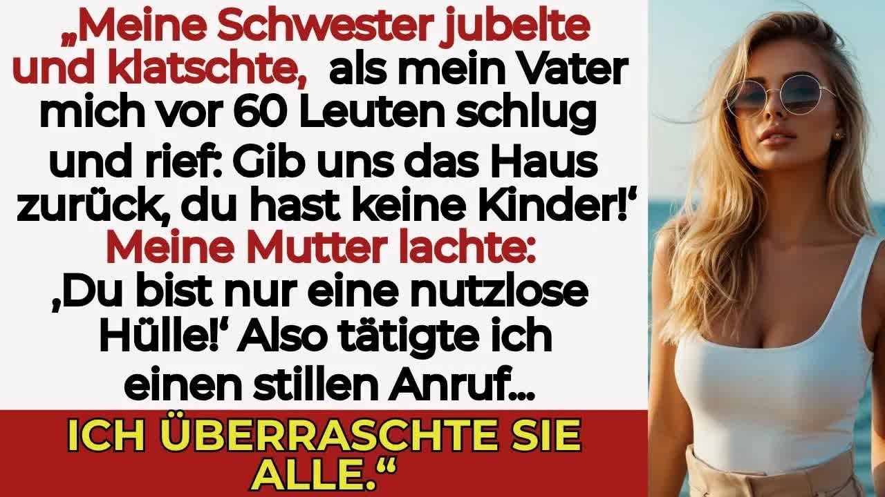 „Mein Vater schlug mich vor der ganzen Familie – bis ein Anruf alles auf den Kopf stellte…“