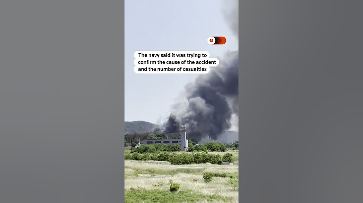 South Korean navy plane crashes