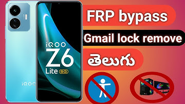 iQOO Z6 Lite Google account bypass "2023"// iQOO Z6 Lite FRP bypass Telugu by BR MOBILES teligu