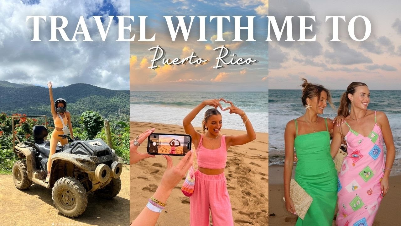 TRAVEL WITH ME TO PUERTO RICO || rainforest ATVing, horseback riding, exploring Old San Juan