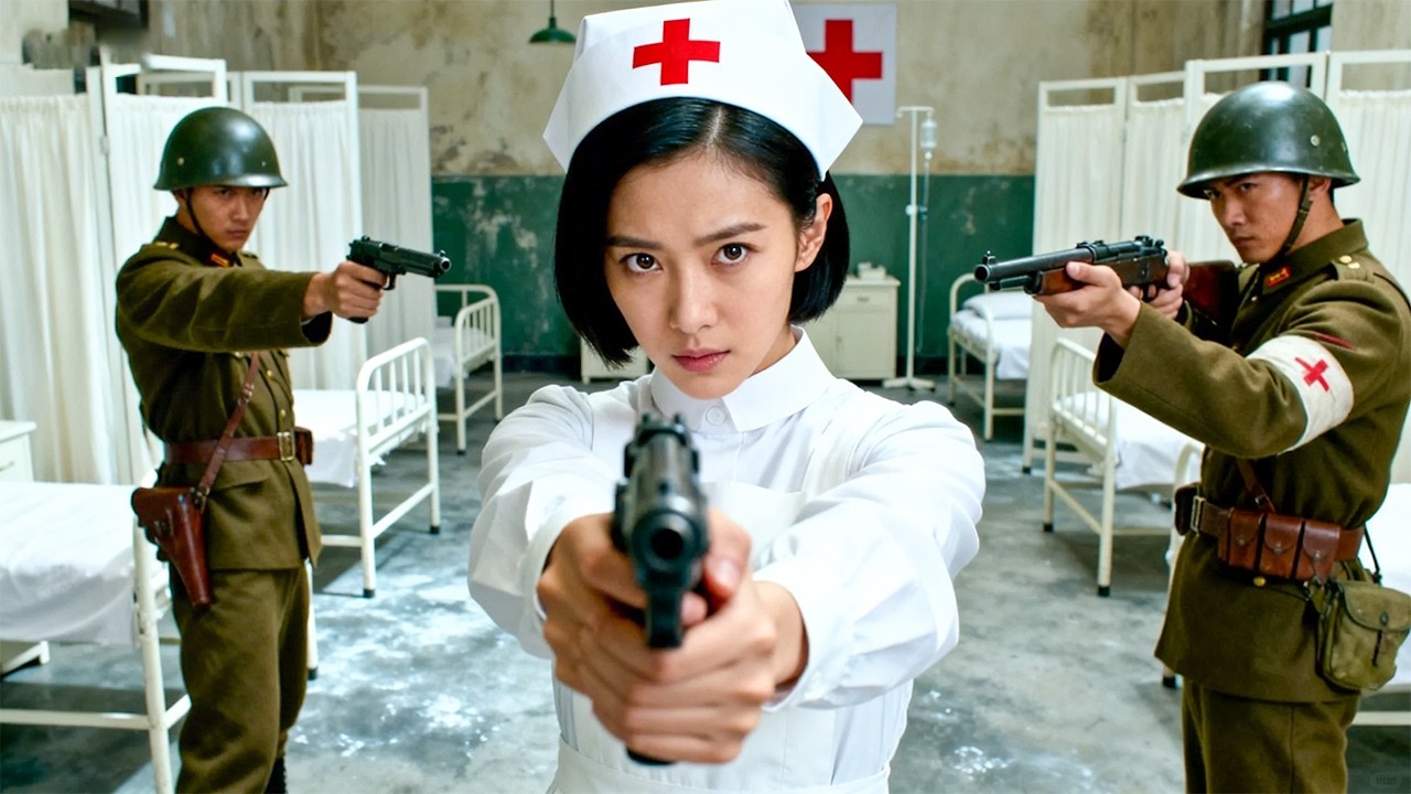 女子乔装护士混进敌军医院，谁料竟是神枪手，一人杀穿敌营救出友军！⚔️抗日 | 特种兵 | Kong Fu