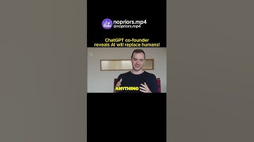 ChatGPT Co-founder reveals AI will replace humans! #shorts #artificialintelligence #ai #chatgpt