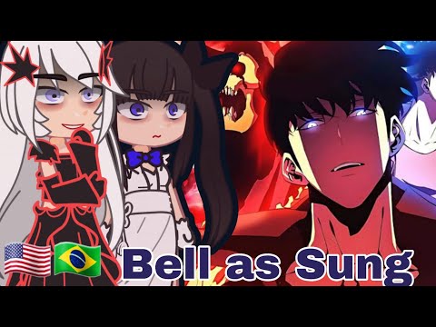 DanMachi Gacha: Bell as Sung jin woo Reacting to the shadow monarch TikToks!"🇧🇷🇺🇲 2/???