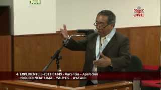07/12/12 Audiencia Pública HD - Jurado Nacional de Elecciones