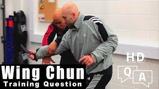 Wing Chun training  - wing chun weapon how to deal with a stab Q91 screenshot 1