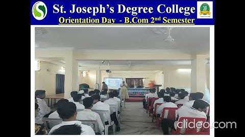 bcom computer and general sem 2 Orientation program on 6-3-23@st Joseph