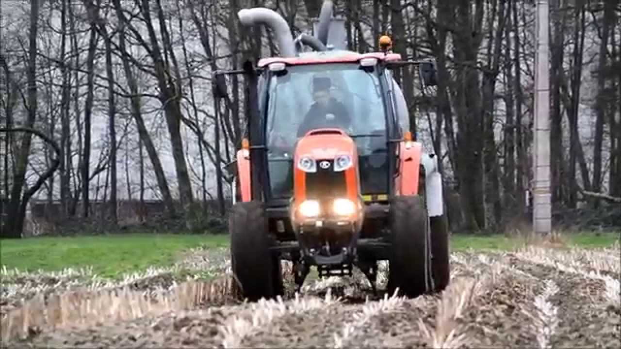 Kubota M110GX & Jeantil GT12500 à l'épandage de Lisier ! [HD]