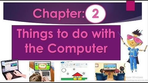 Chapter 2: Things to do with the computer Part 1 | Computer Whiz 1