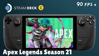 Steam Deck OLED Apex legends season 21 gameplay
