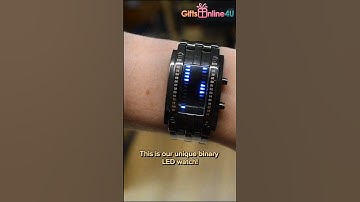 Unique Binary LED Watch: Can you tell the time?