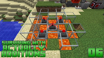 Surviving With Actually Additions :: E06 - Heat Collector Power Generation