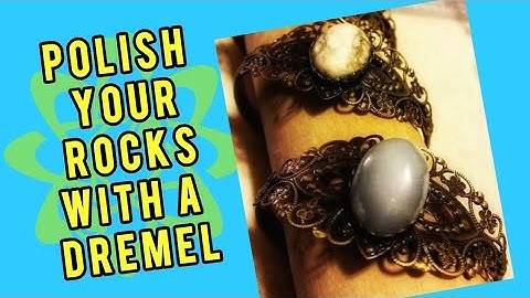 How to Polish Rocks With a Dremel (Rotary Tool) for Lapidary Part 1 of 3