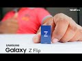 Samsung Galaxy Z Flip unboxing mini phone