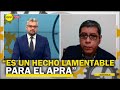 “No es una buena noticia para la democracia peruana”: Lanegra sobre listas congresales del APRA