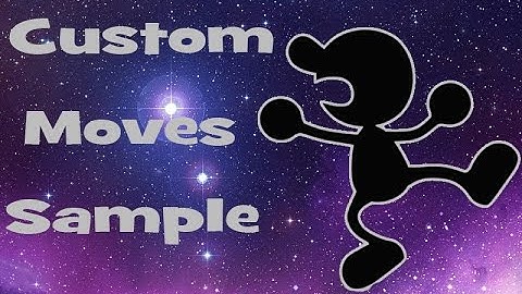 Mr. Game & Watch Custom Moves Sample