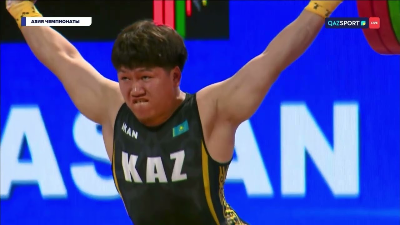 #штанга Продолжение триумфа казахстанских атлетов вк88кг юноши юниоры Чемпионат Азии Астана 08.07.25