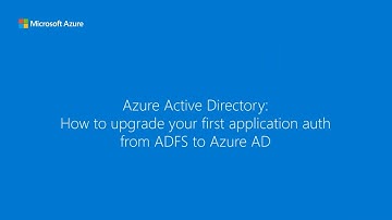 Microsoft Entra ID: How to upgrade your First Application Authentication from ADFS to Entra ID
