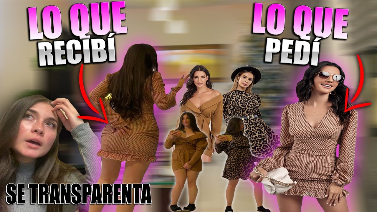 COMPRE ROPA EN CHINA: LO QUE PEDI VS LO QUE RECIBI *shein* || ANDREA NAVARRO